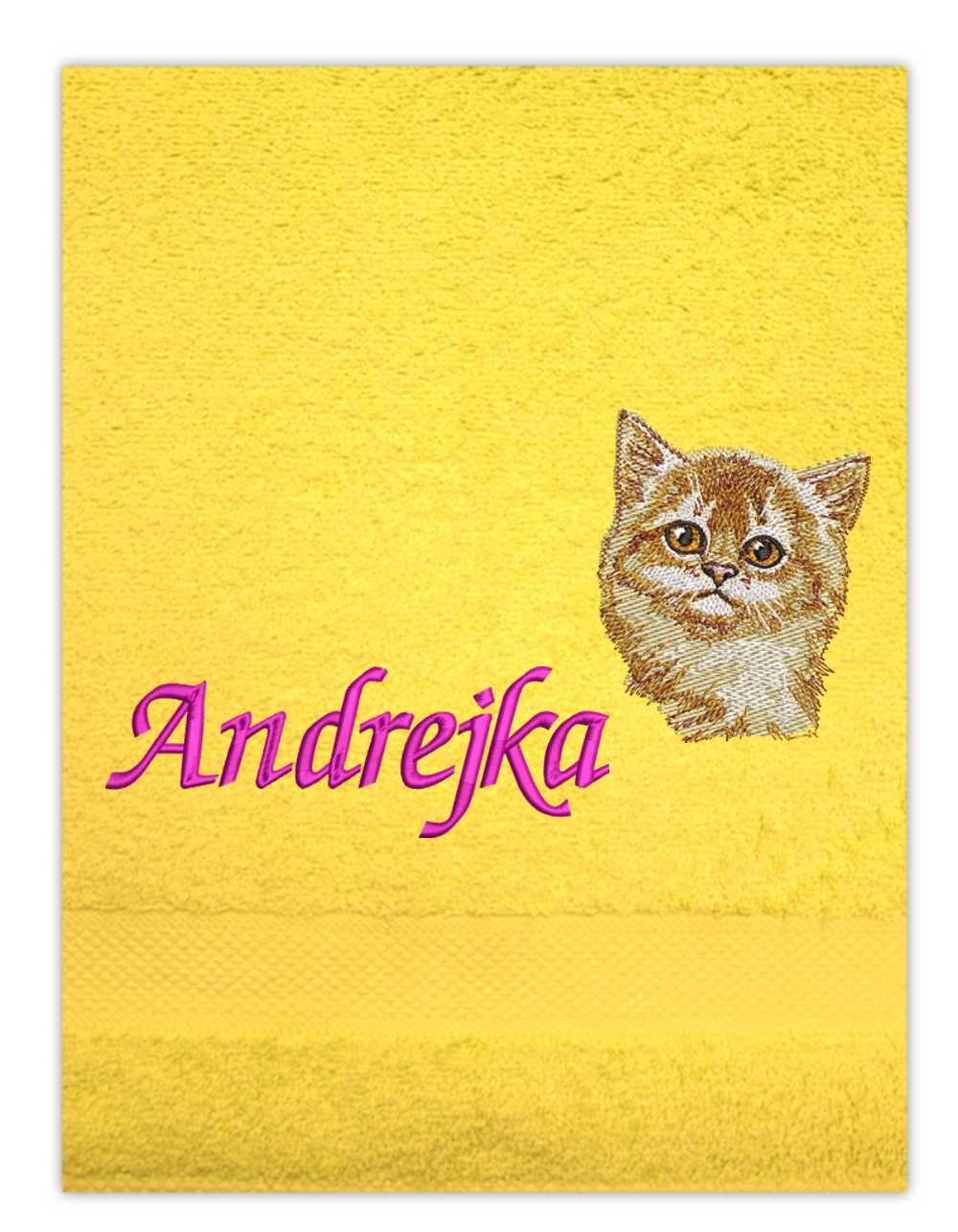 Ručník-Kočka real