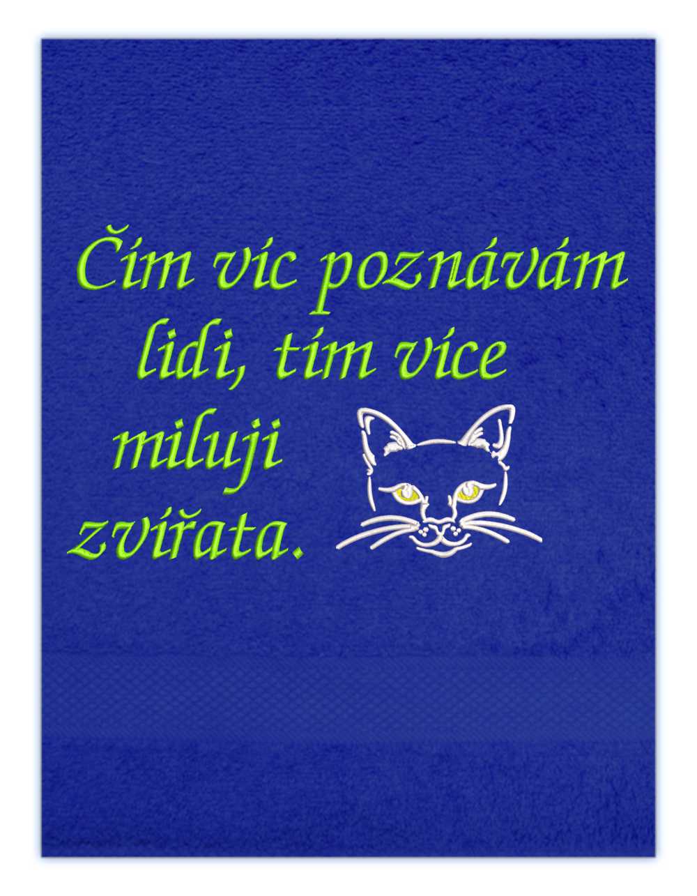 Ručník-Kočka obrys