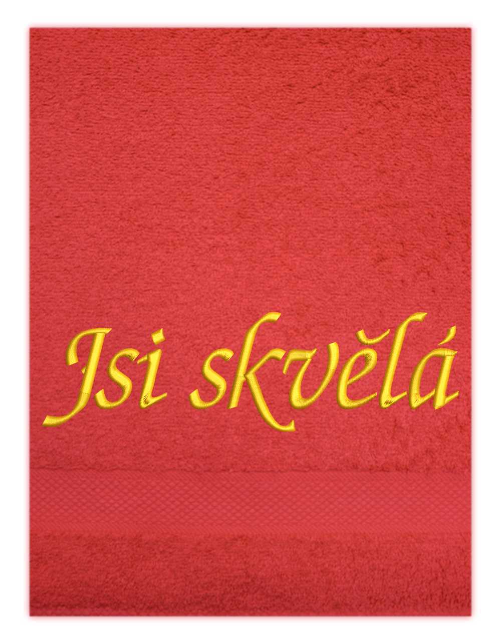 Ručník - Jsi skvělá