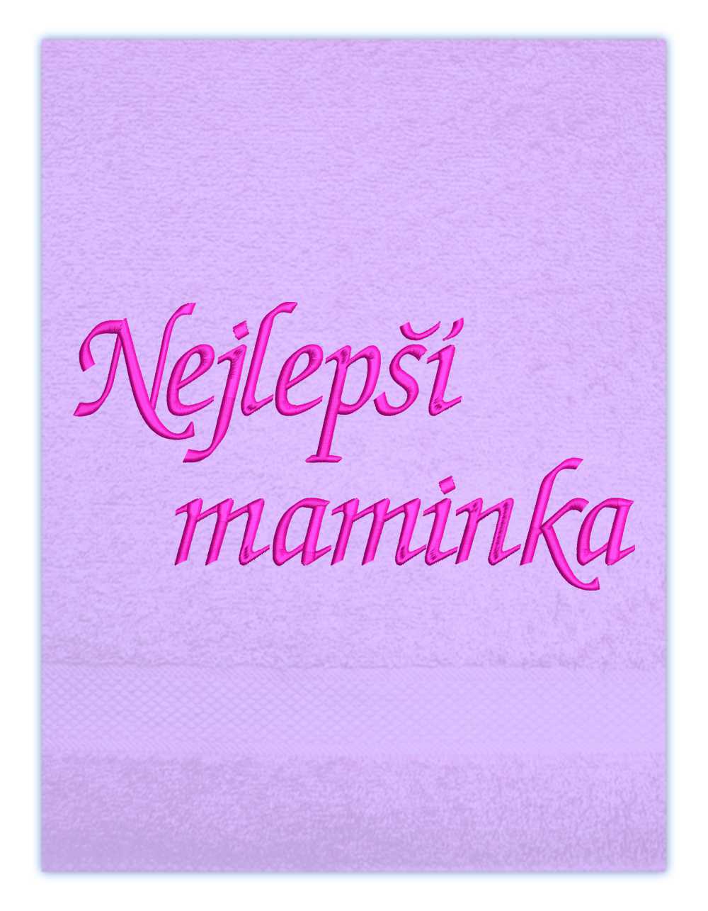 ručník rodina pro maminku-Nejlepší maminka