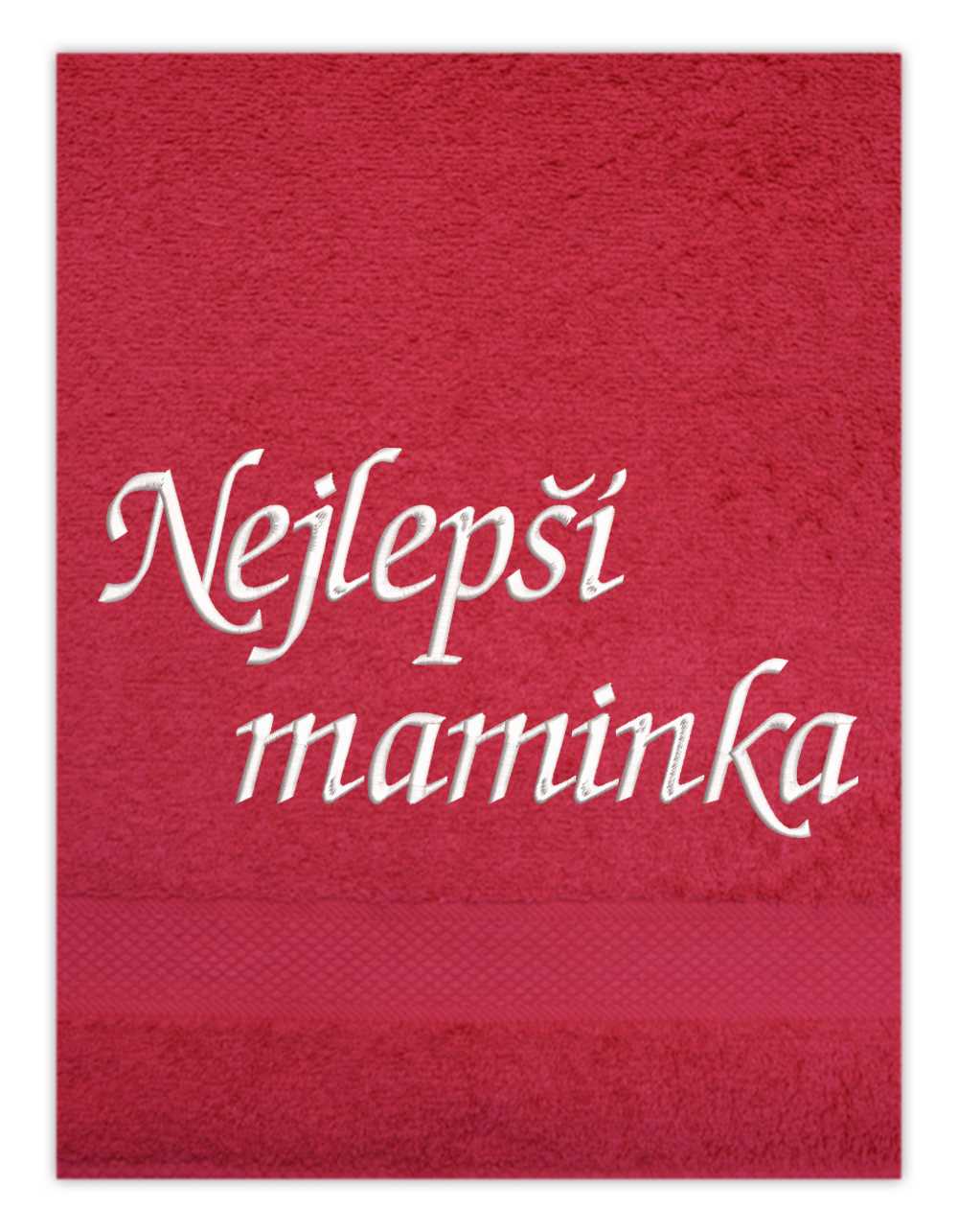 ručník rodina pro maminku-Nejlepší maminka