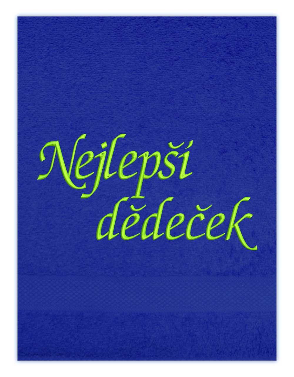 ručník rodina pro dědečka-Nejlepší dědeček