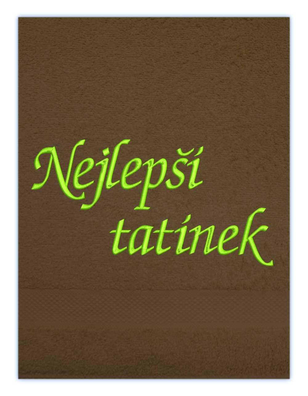 ručník rodina pro tatínka-Nejlepší tatínek