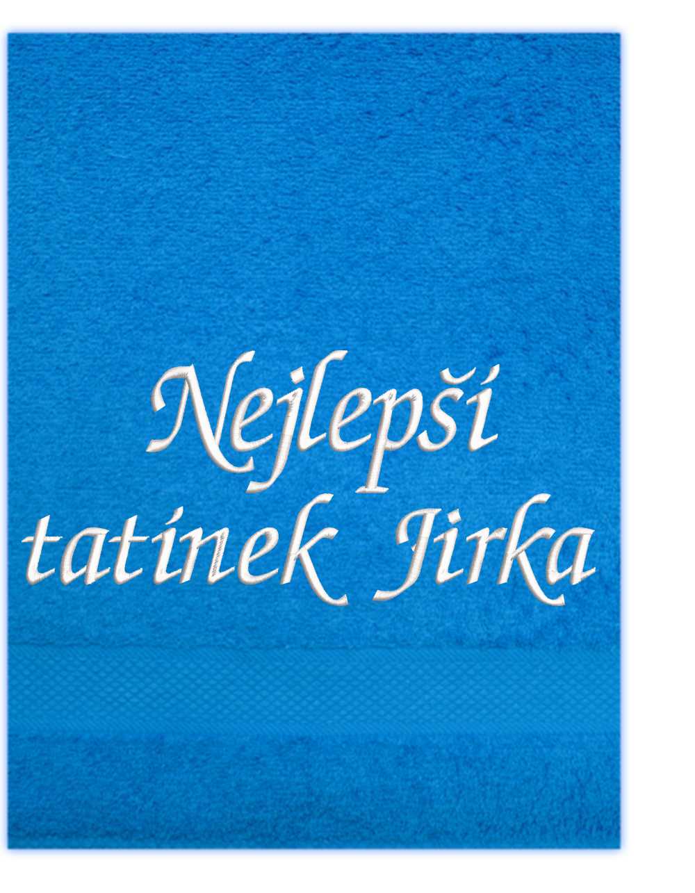 ručník rodina pro tatínka-Nejlepší tatínek