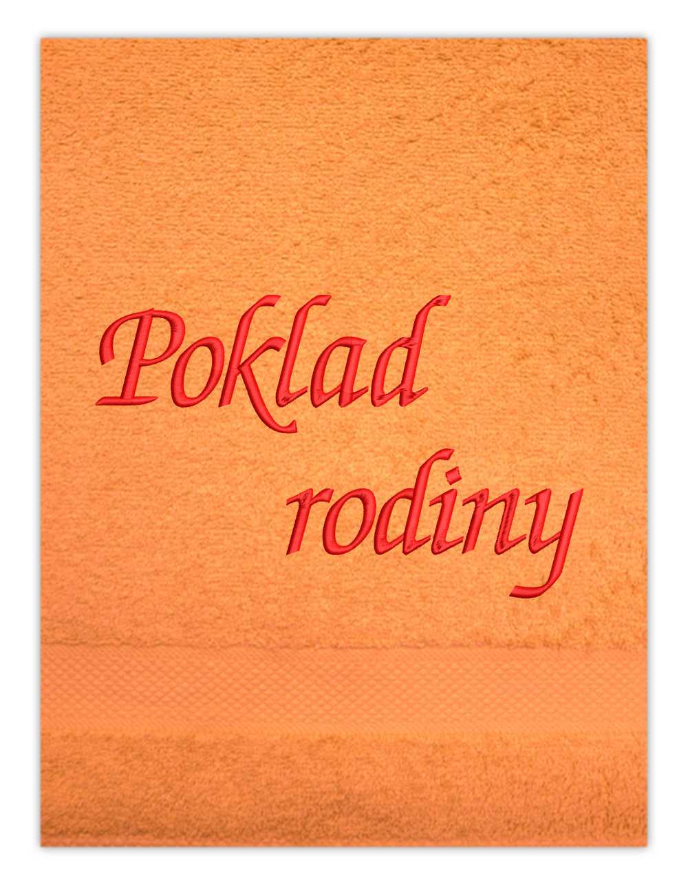 ručník rodina-Poklad rodiny