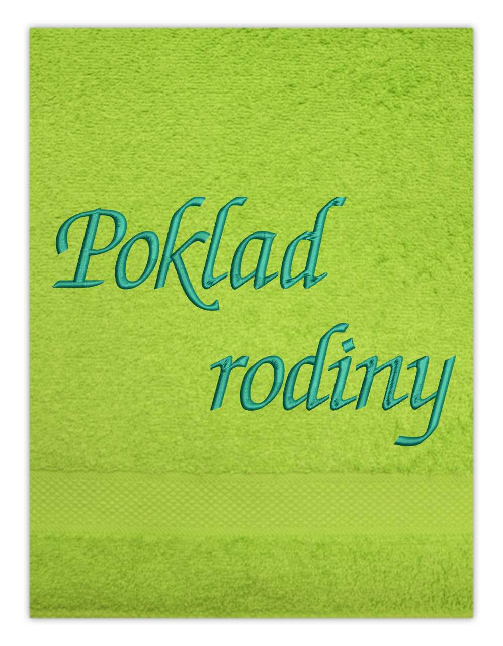 ručník rodina-Poklad rodiny