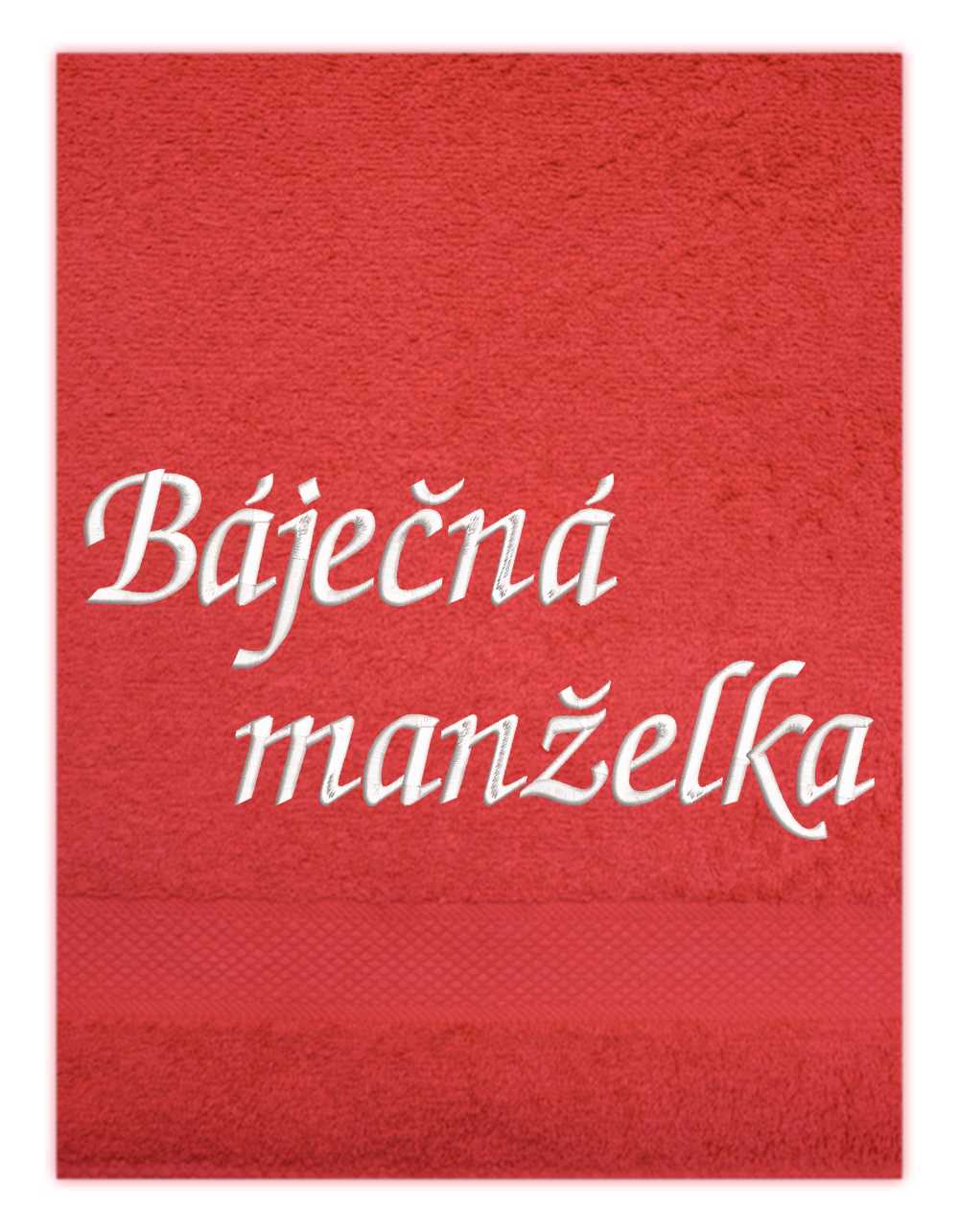 ručník rodina-Báječná manželka