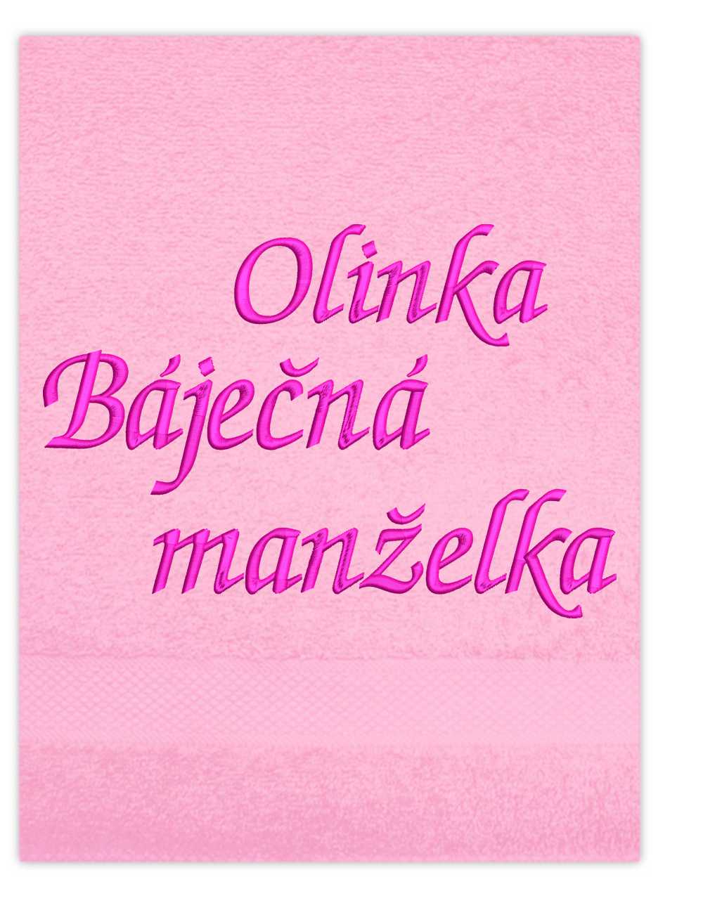 ručník rodina-Báječná manželka