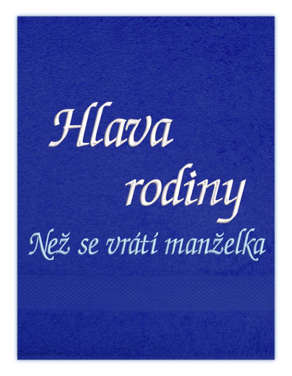 ručník rodina-Hlava rodiny