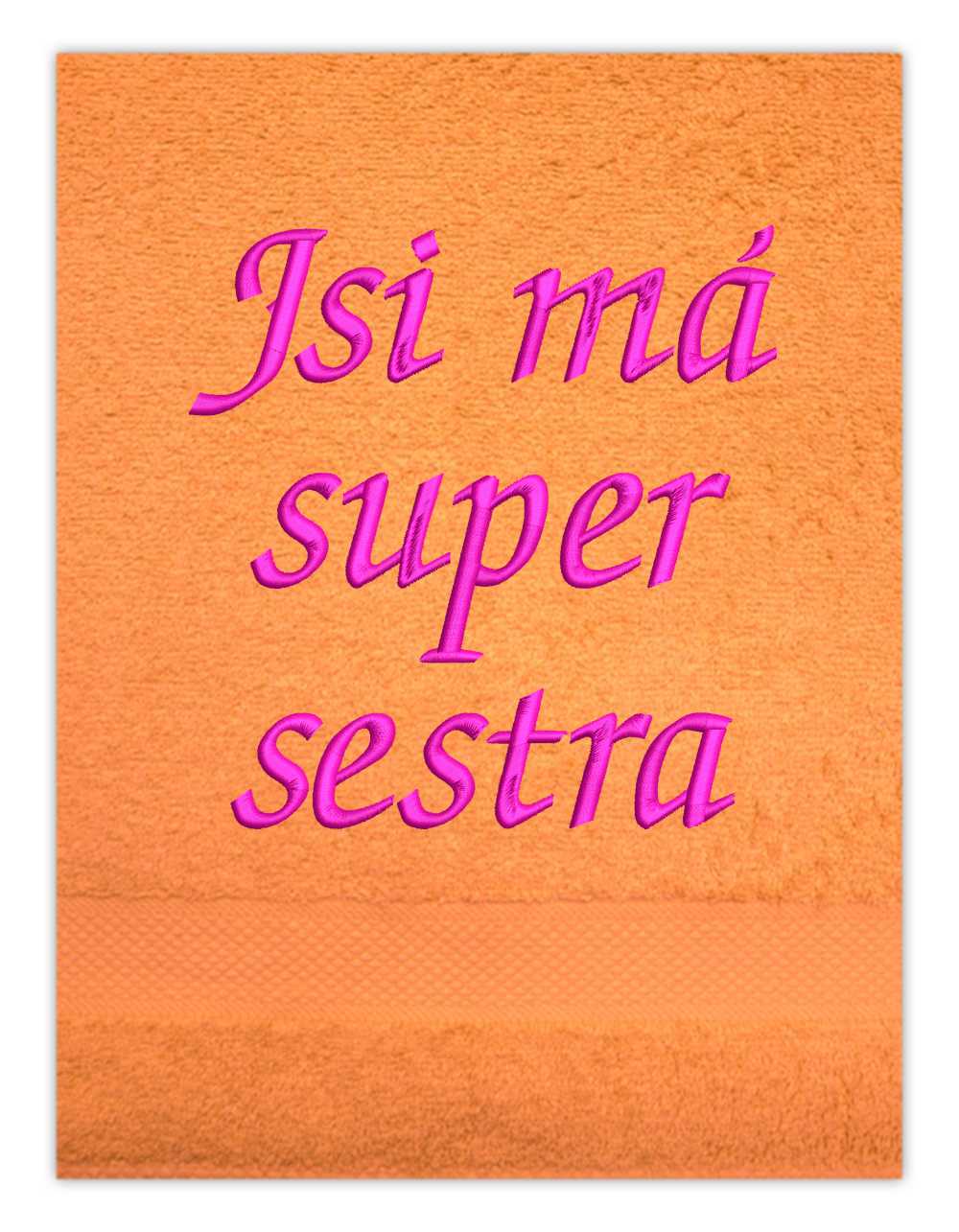 ručník rodina-Super sestra