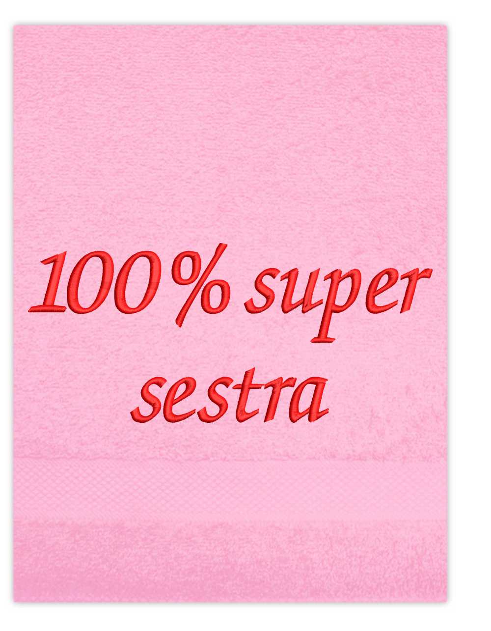 ručník rodina-Super sestra