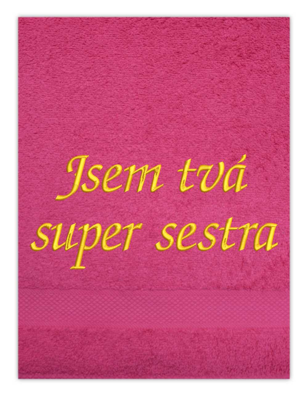 ručník rodina-Super sestra