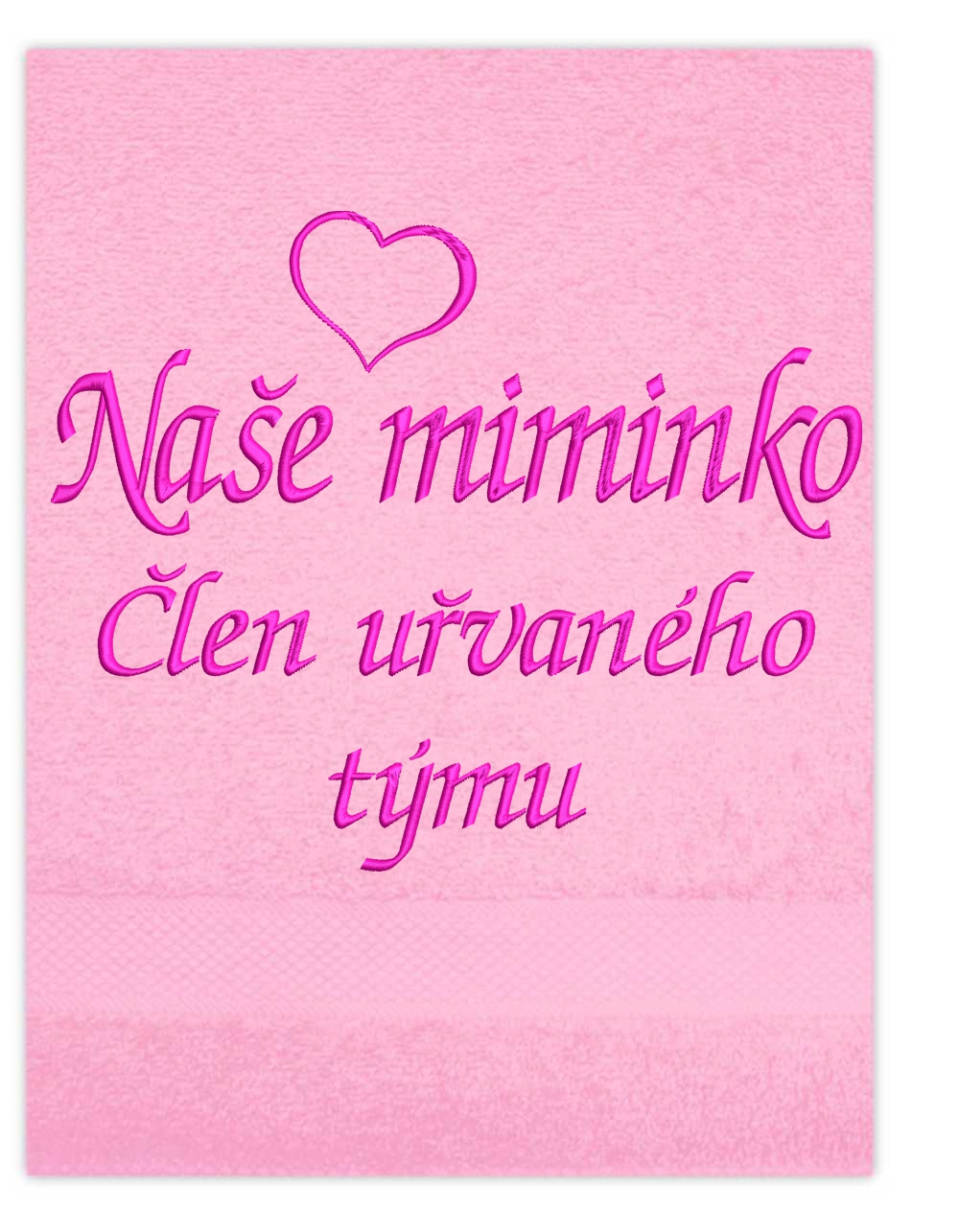 Ručník - Naše miminko a srdíčko