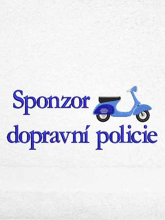 Osuška pro milovníky skútru - Skútr 1