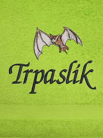 Ručník  pro jeskyňaře - Netopýr 2