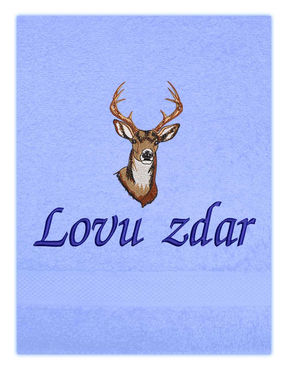 Ručník pro myslivce-Jelen Lovu zdar