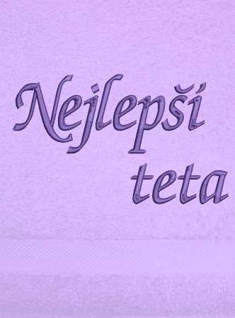 ručník rodina teta-Nejlepší teta