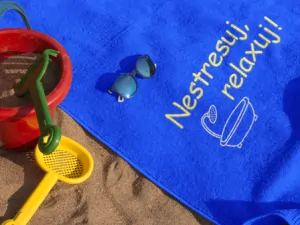 Ručník do sauny - Nestresuj, relaxuj! vana