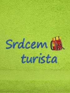 Ručník sport - Srdcem turista