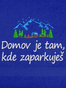 Ručník do karavanu - Karavan na horách