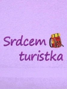 Ručník sport - Srdcem turistka