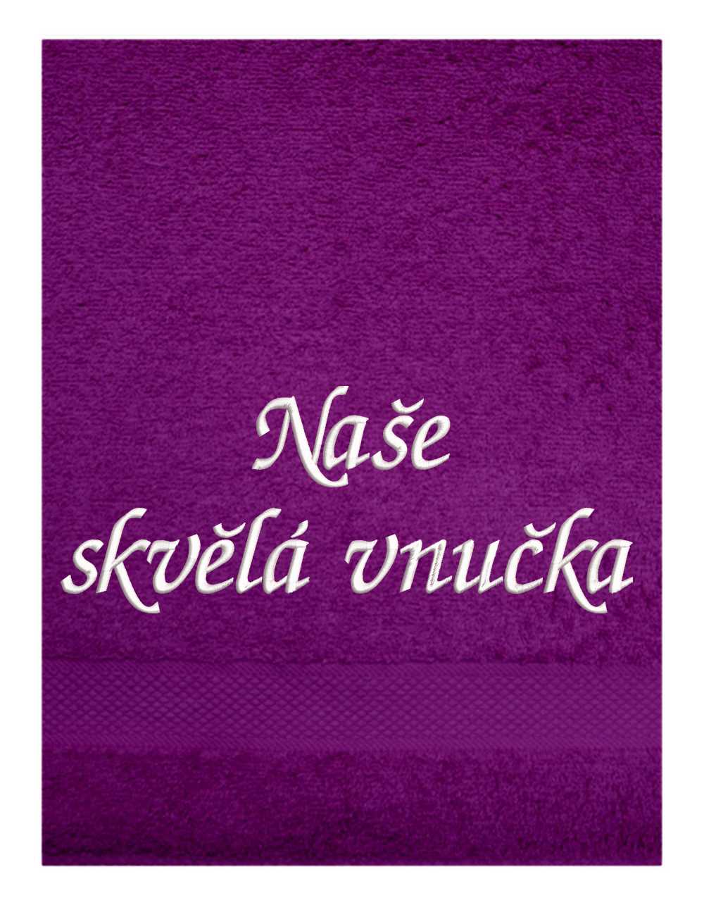 ručník rodina-Skvělá vnučka