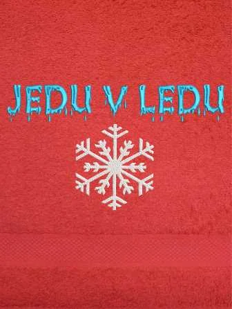 Osuška pro otužilce - Jedu v ledu
