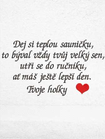 Ručník - Srdíčko 4