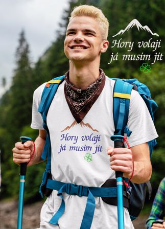 Tričko na hory - Hory volají, já musím jít