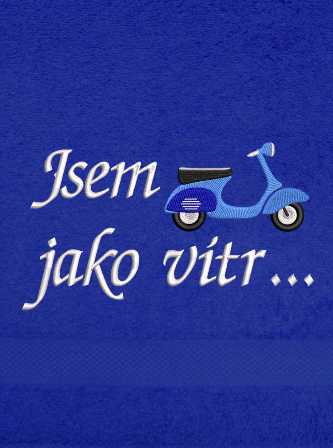 Ručník pro milovníky skútru - Skútr 1
