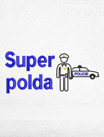 Ručník pro policajta-Super polda 