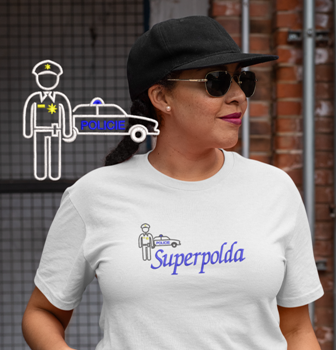 Tričko pro policajta - Super polda