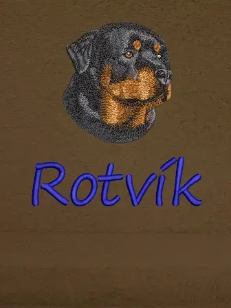Ručník pes - Rotvajler