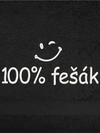 Osuška pro fešáka vtipná - 100% Fešák