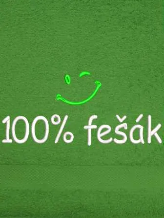 Ručník vtipná - 100% fešák