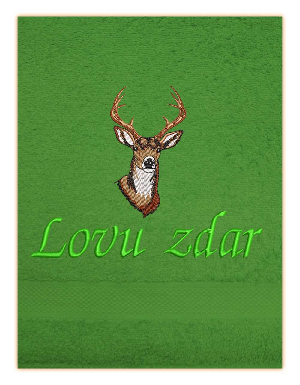 Osuška pro myslivce-Jelen Lovu zdar