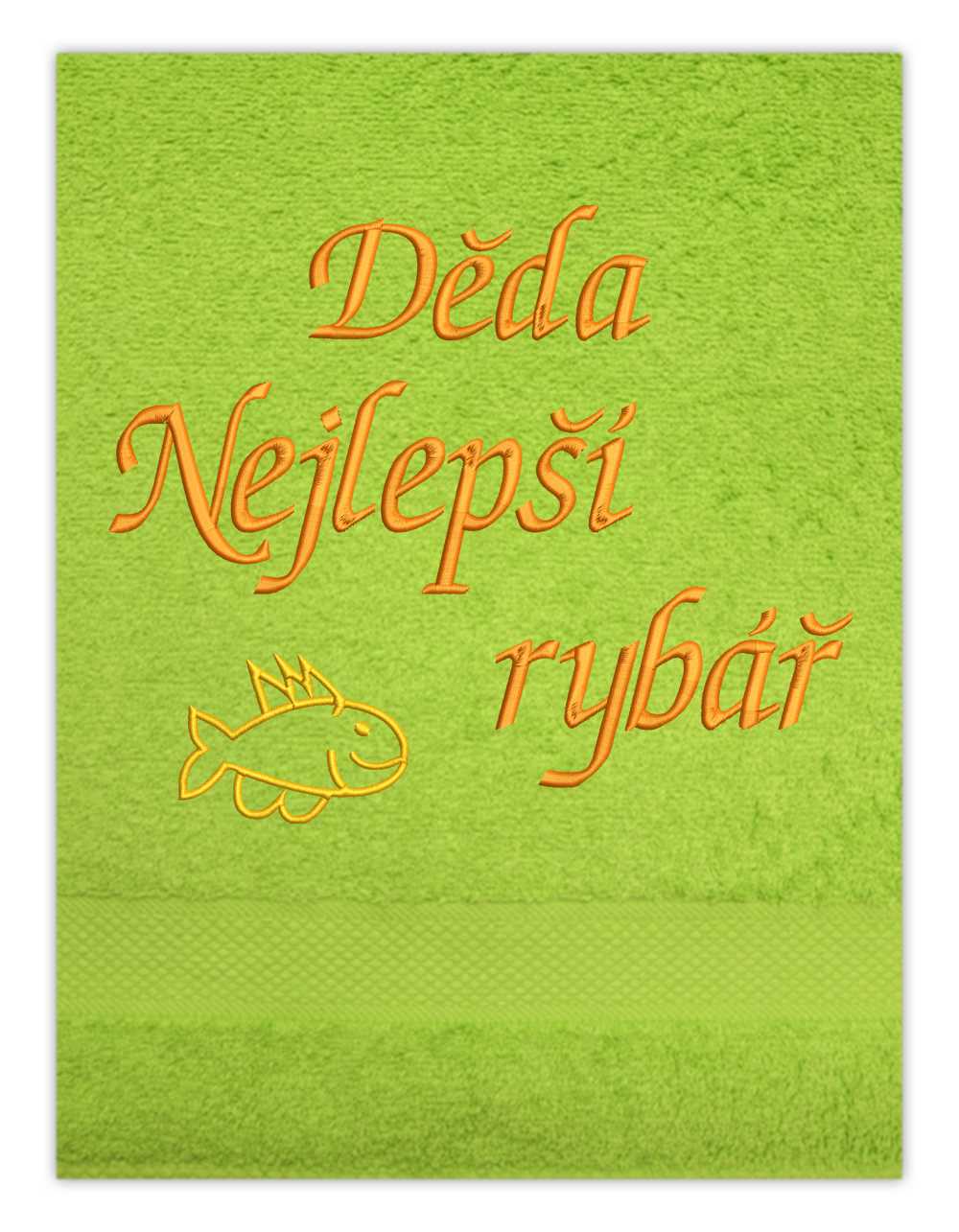 Osuška pro rybáře-Zlatá rybka nejlepší rybář