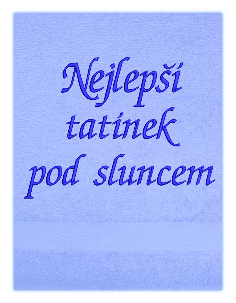 osuška rodina pro tatínka-Nejlepší tatínek