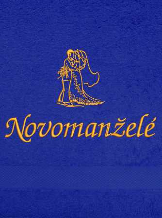 Osuška na svatbu - Novomanželé