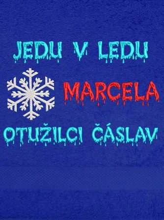 Ručník pro otužilce - Jedu v ledu