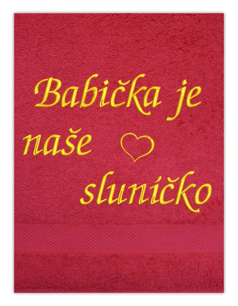 Ručník - Naše sluníčko