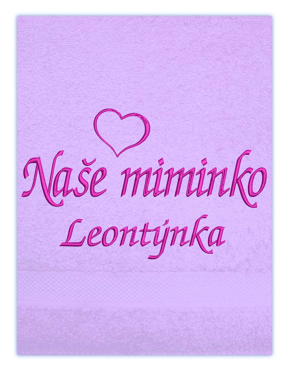Osuška - Naše miminko a srdíčko