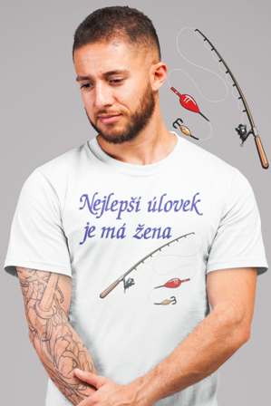 Tričko pro rybáře - Prut, udice