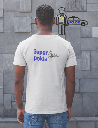 Tričko pro policajta - Super polda