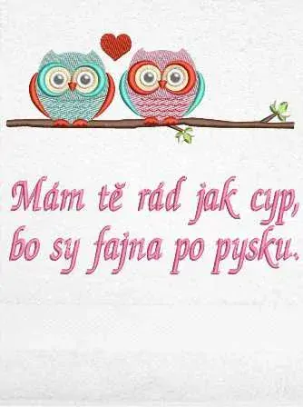 Osuška pro miláčky - Sovičky