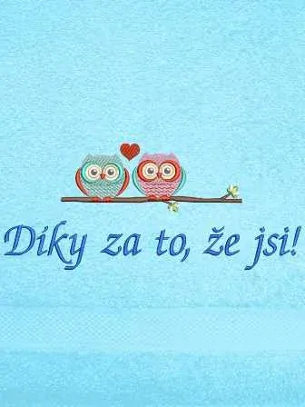 Ručník pro miláčky - Sovičky