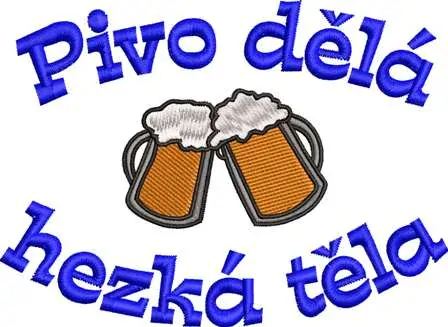 Osuška pro pivaře - Pivo dělá hezká těla pivo 2