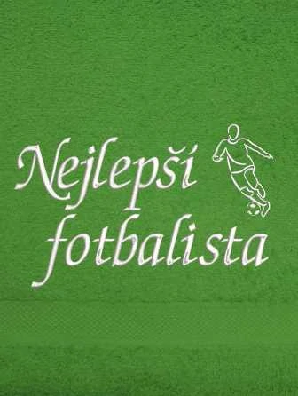 Ručník - fotbalista fut
