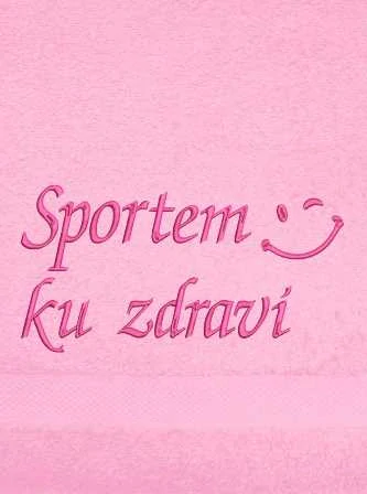 Osuška pro sportovce - Sportem ku zdraví