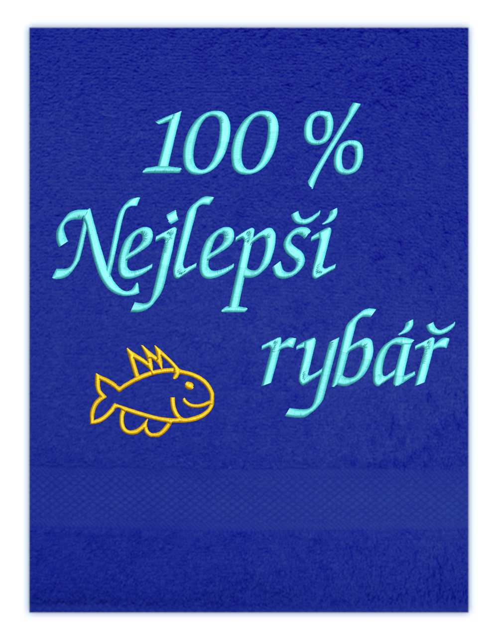 Osuška pro rybáře-Zlatá rybka nejlepší rybář